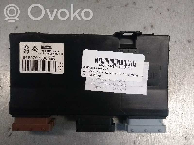 Citroen C6 Seat control module 