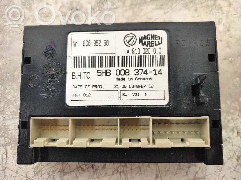 Other control units/modules   A81002000,60685258