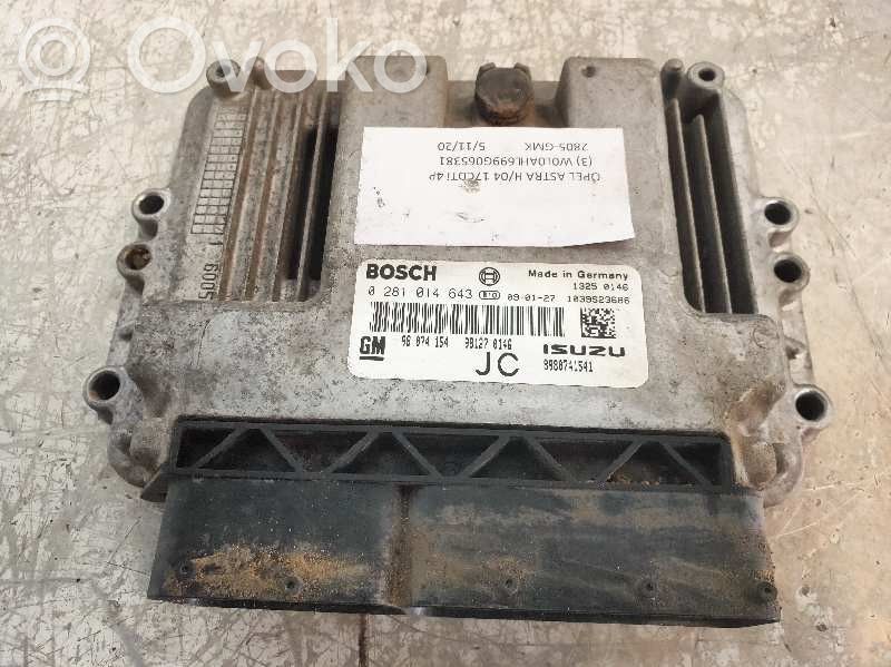 Opel Astra G Unitate/modul de control motor 