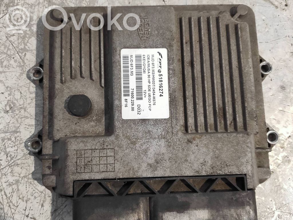 Lancia Musa Engine control unit/module 