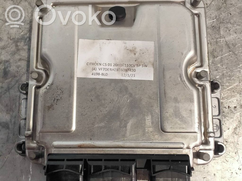 Unidad de control/módulo del motor   0281010808,9644721080,BOSCH