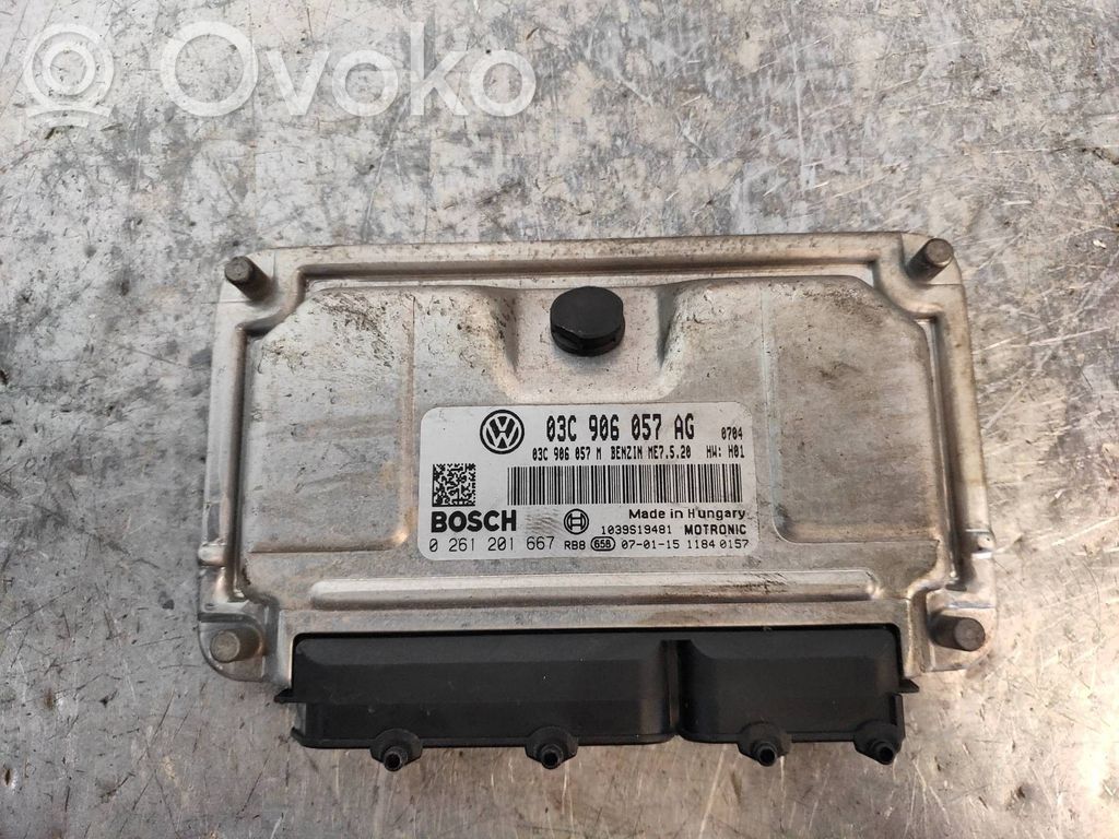 Engine control unit/module   0261201667,03C906057AG,03C906057M