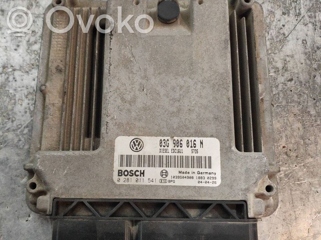 Engine control unit/module   0281011541,03G906016N,EDC16U1
