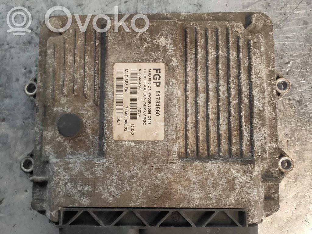 Fiat Doblo Engine control unit/module 