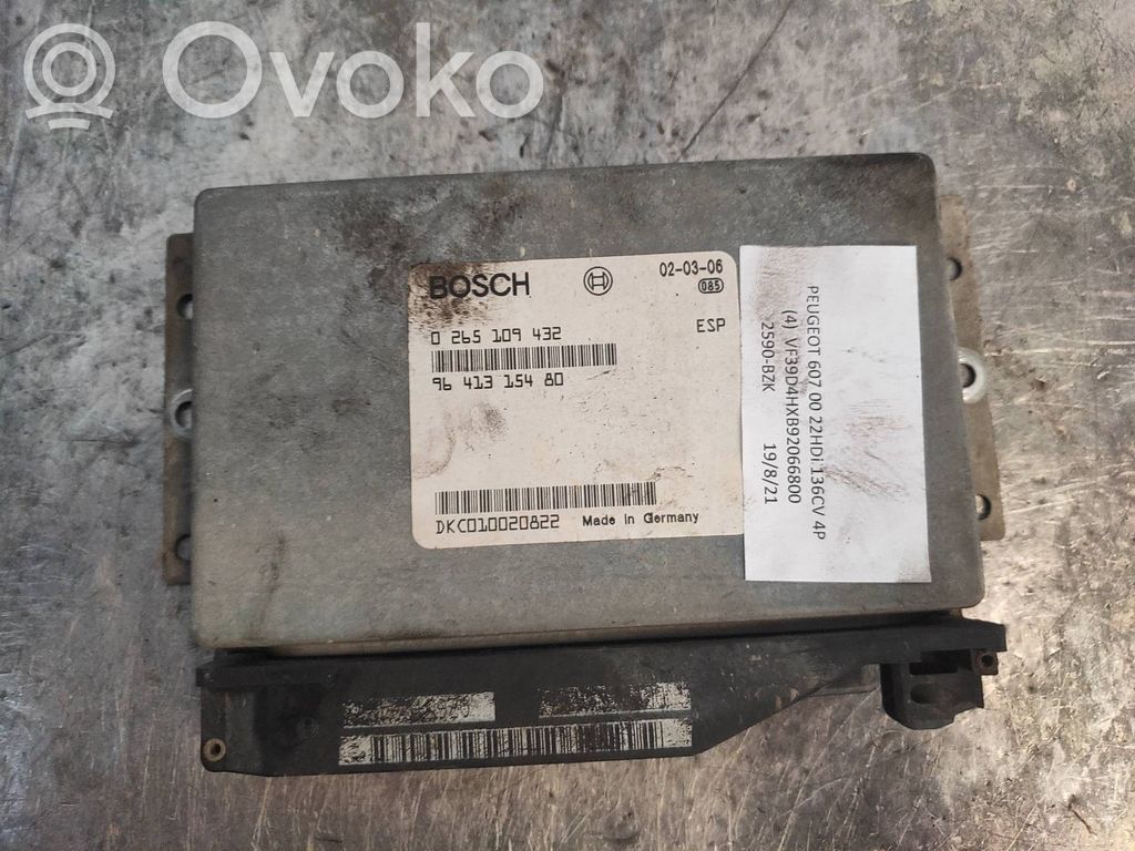 Peugeot 607 Unitate/modul control ABS 