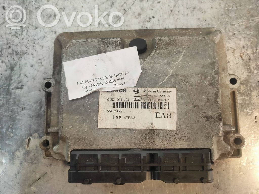 Fiat Punto (199) Engine control unit/module 