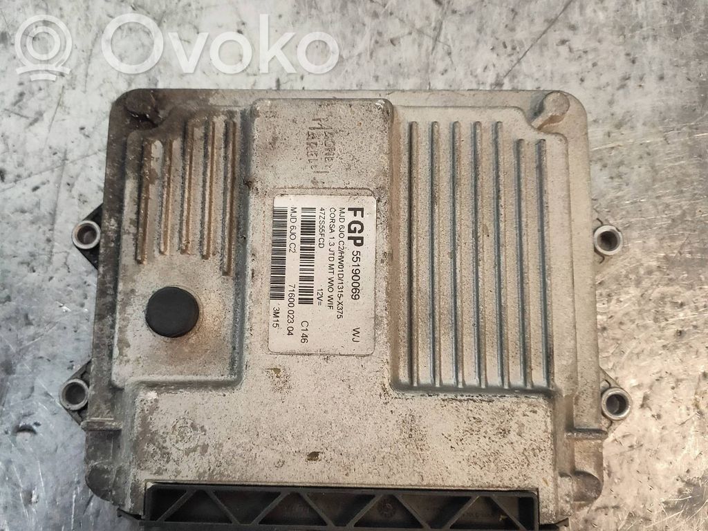 Engine control unit/module   FGP55190069,MJD6JOC2,7160002304WJ