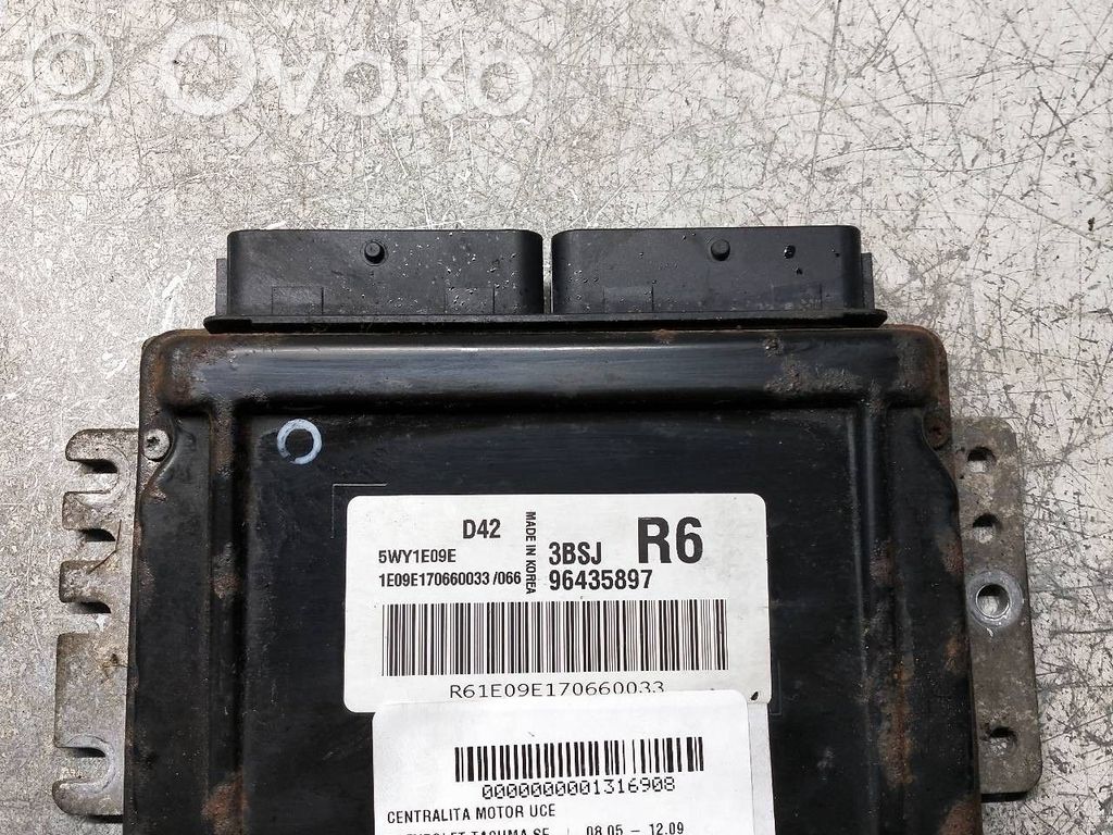 Engine control unit/module   5WY1E09E,96435897,D423BSJR6