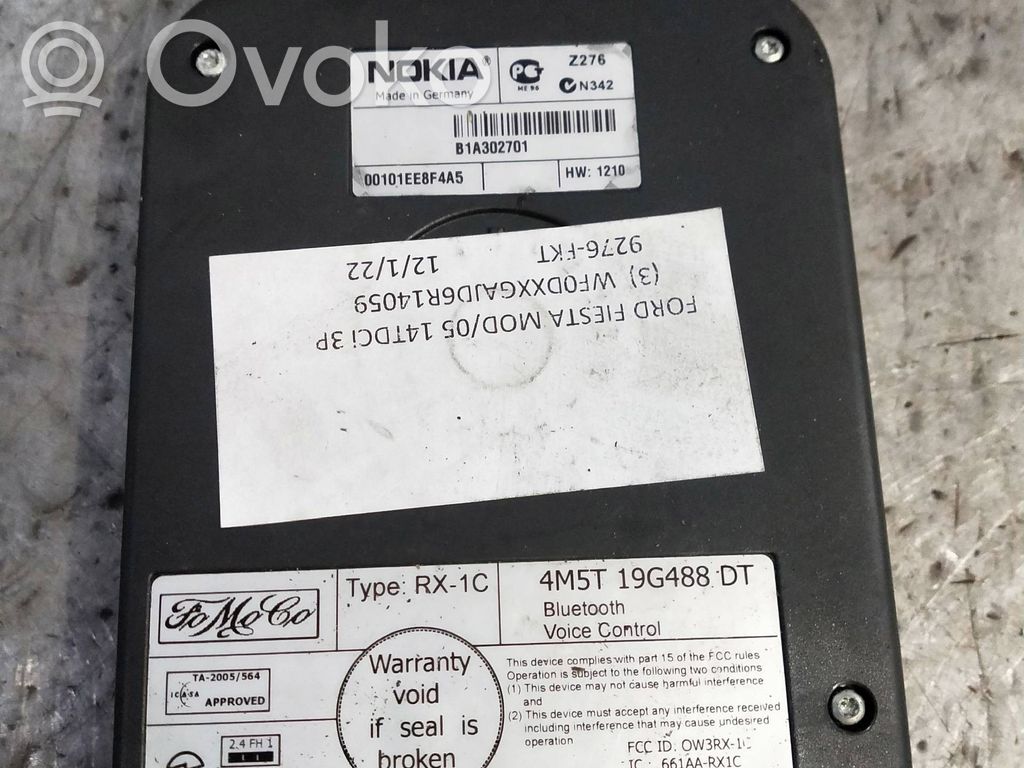 Ford Fiesta Other control units/modules 