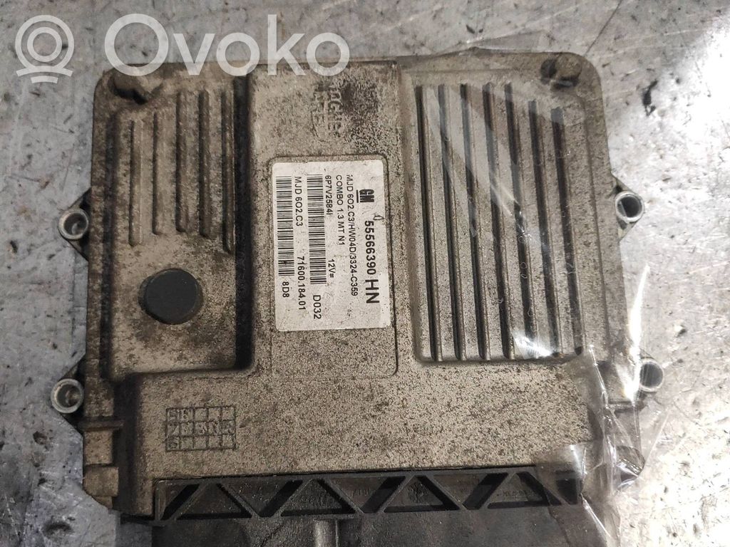 Sterownik / Moduł ECU   55566390,MJD6O2C37160018401,6P7V2584I