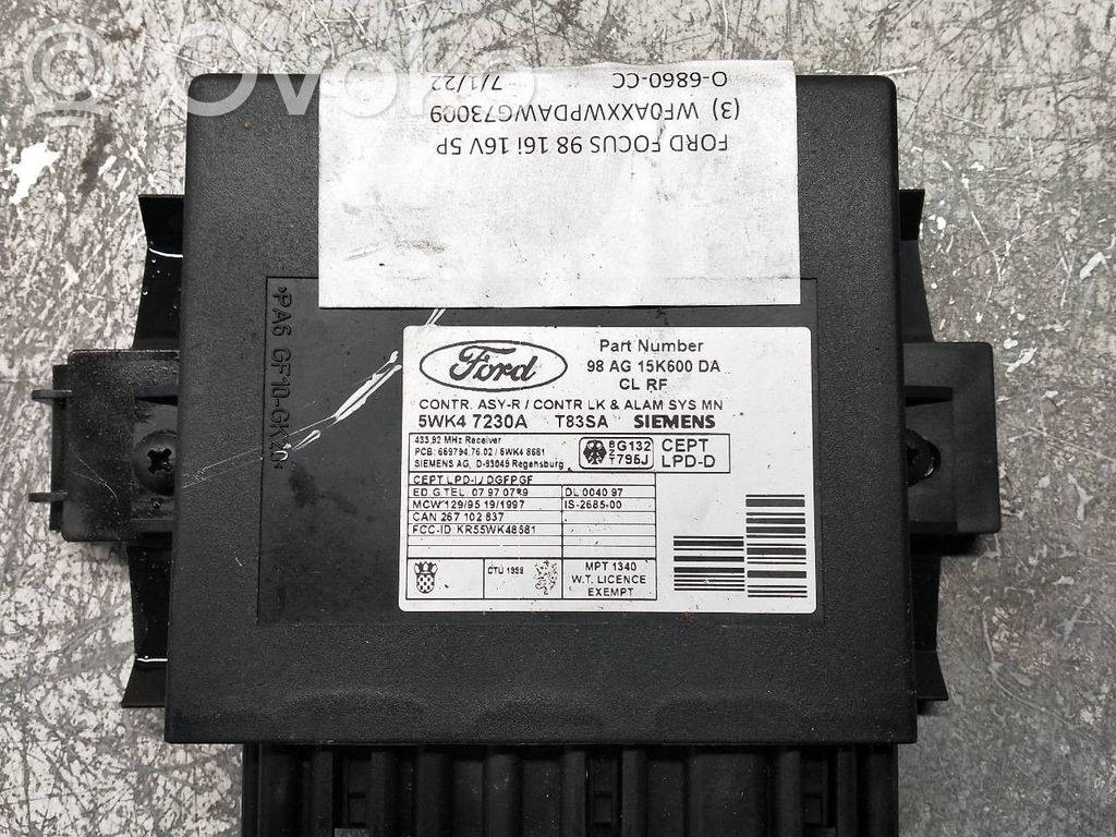 Autres unités de commande / modules   5WK47230A,98AG15K600DA