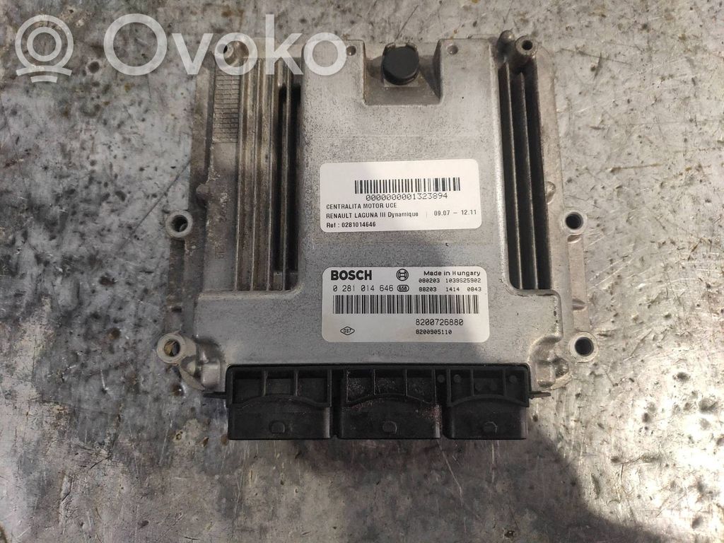 Renault Laguna III Unitate/modul de control motor 