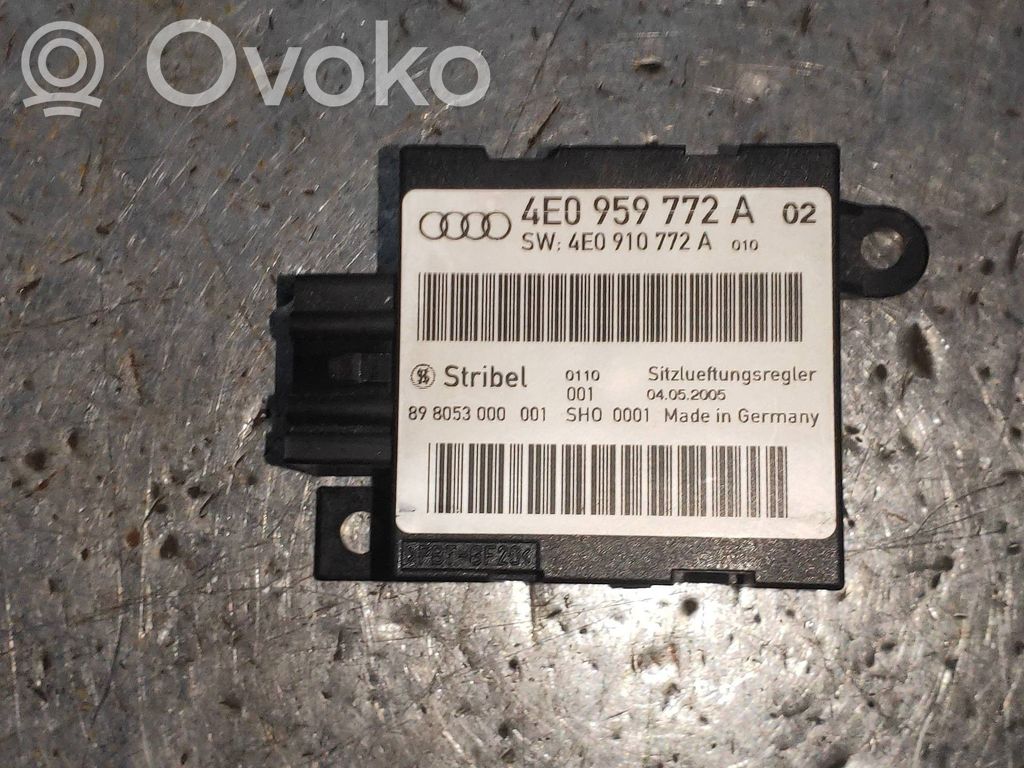 Sonstige Steuergeräte / Module   4E0959772A,4E0910772A