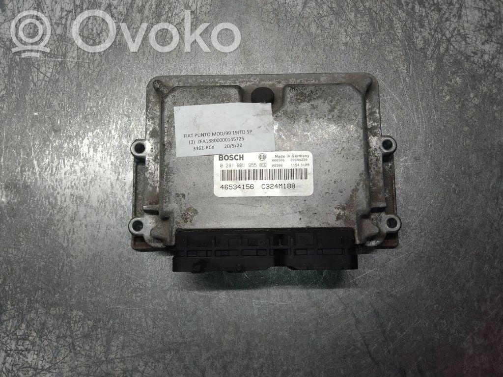 Engine control unit/module   0281001955,46534156,C324M188