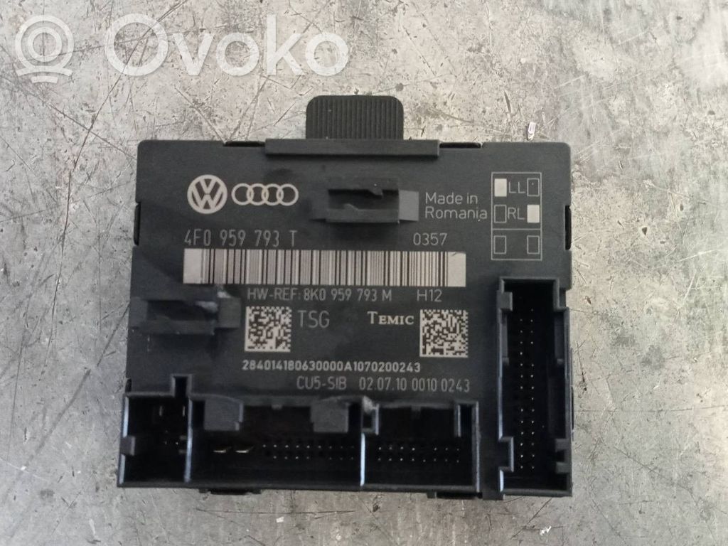 Other control units/modules   4F0959793T