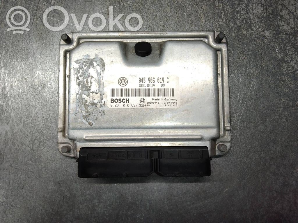 Engine control unit/module   0281010697,045906019C,EDC15P