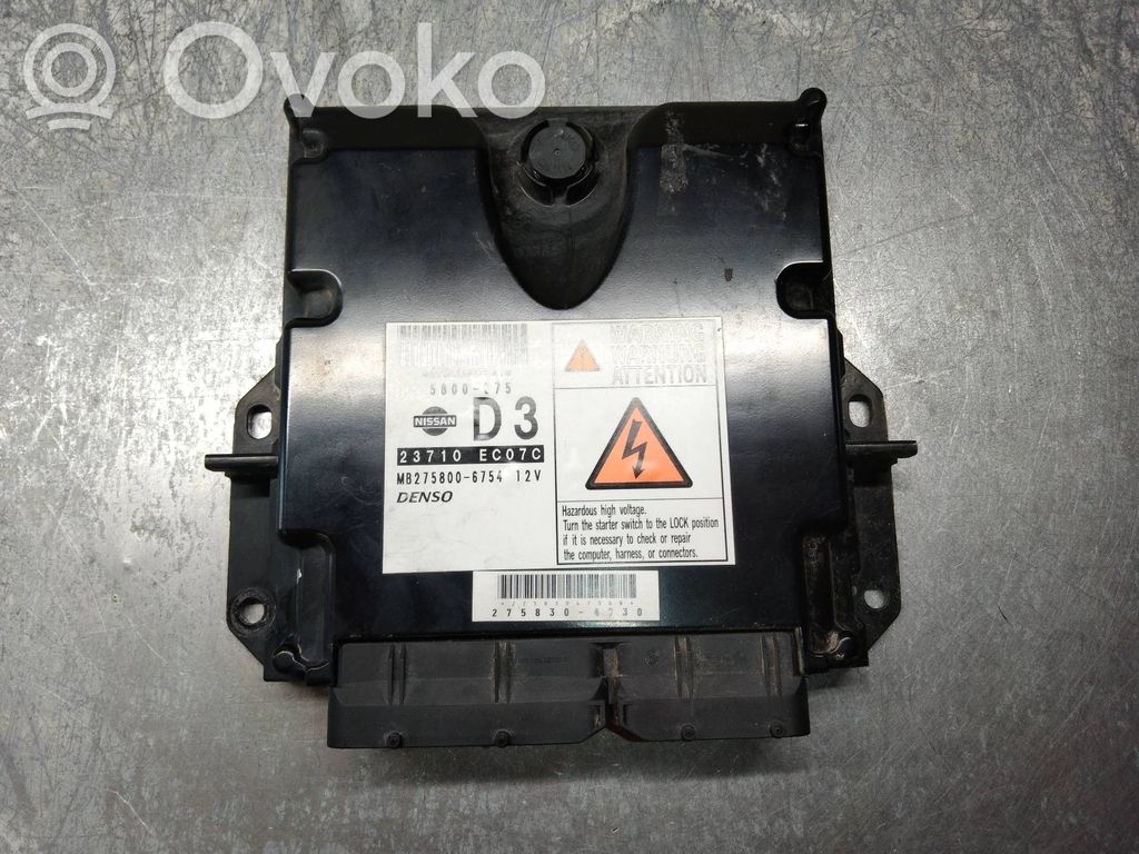 Engine control unit/module   23710EC07C,MB2758006754,5800675D3