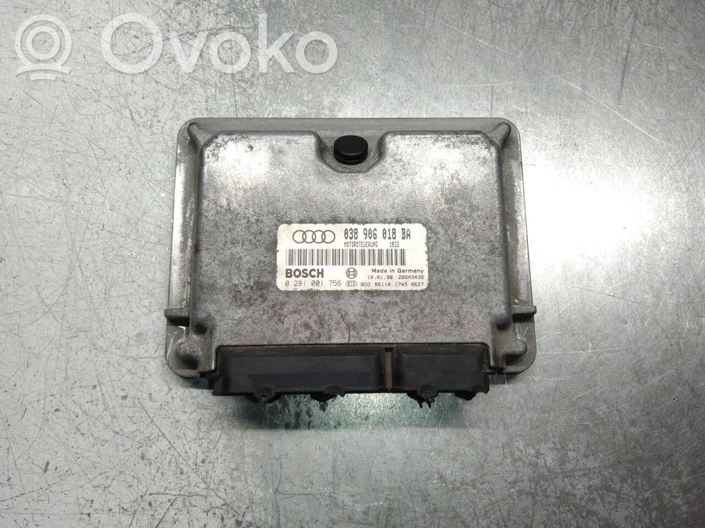Engine control unit/module   0281001756,038906018BA