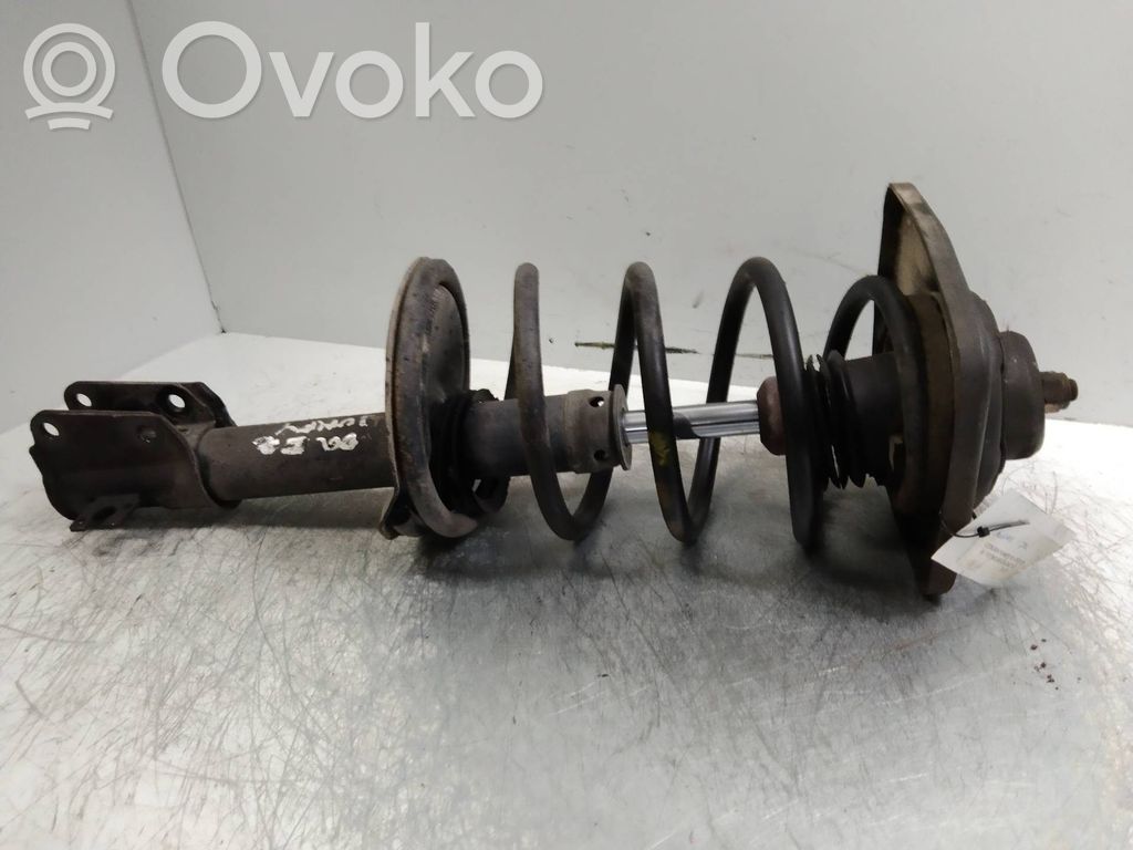 Amortiguador delantero con muelle espiral