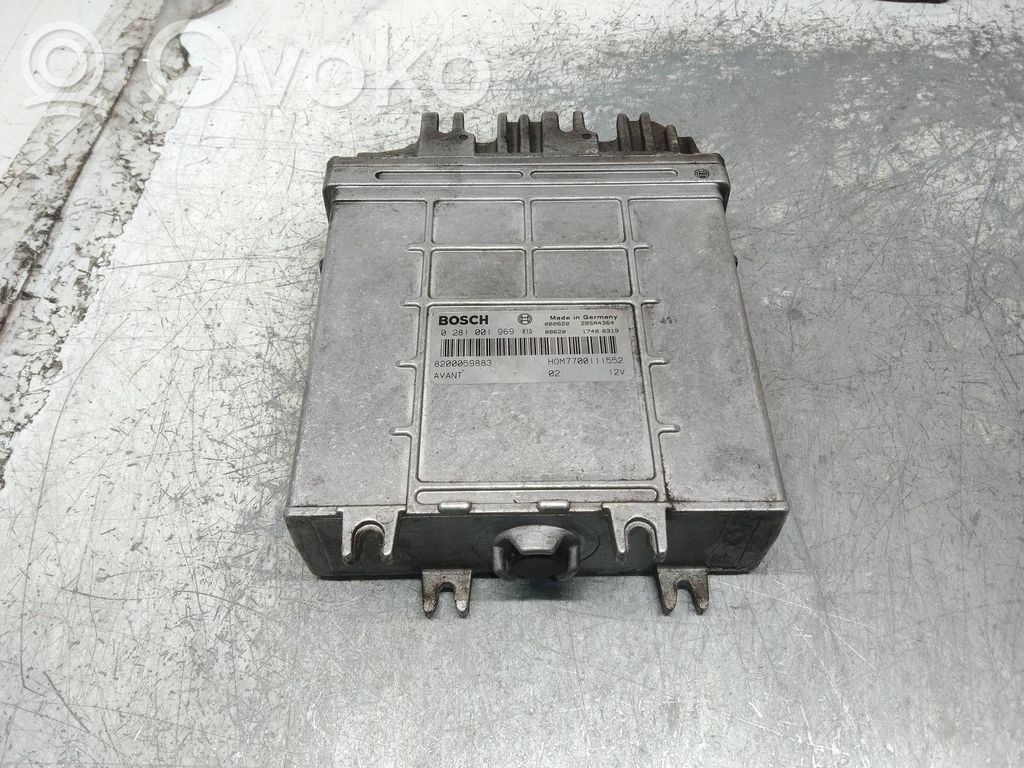 Engine control unit/module   0281001969,8200059883,HOM7700111552