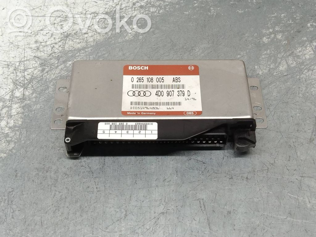 Unidad de control/módulo del ABS   0265108005,4D0907379D