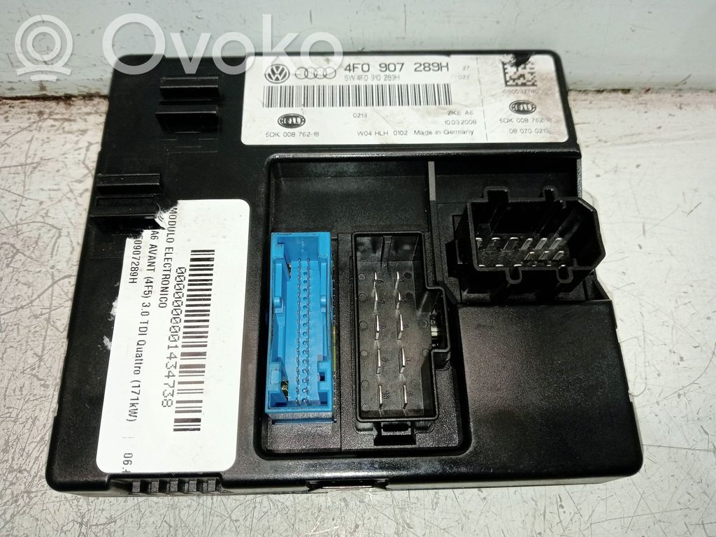 Other control units/modules   4F0907289H,SW45F0910289H,5DK00876218