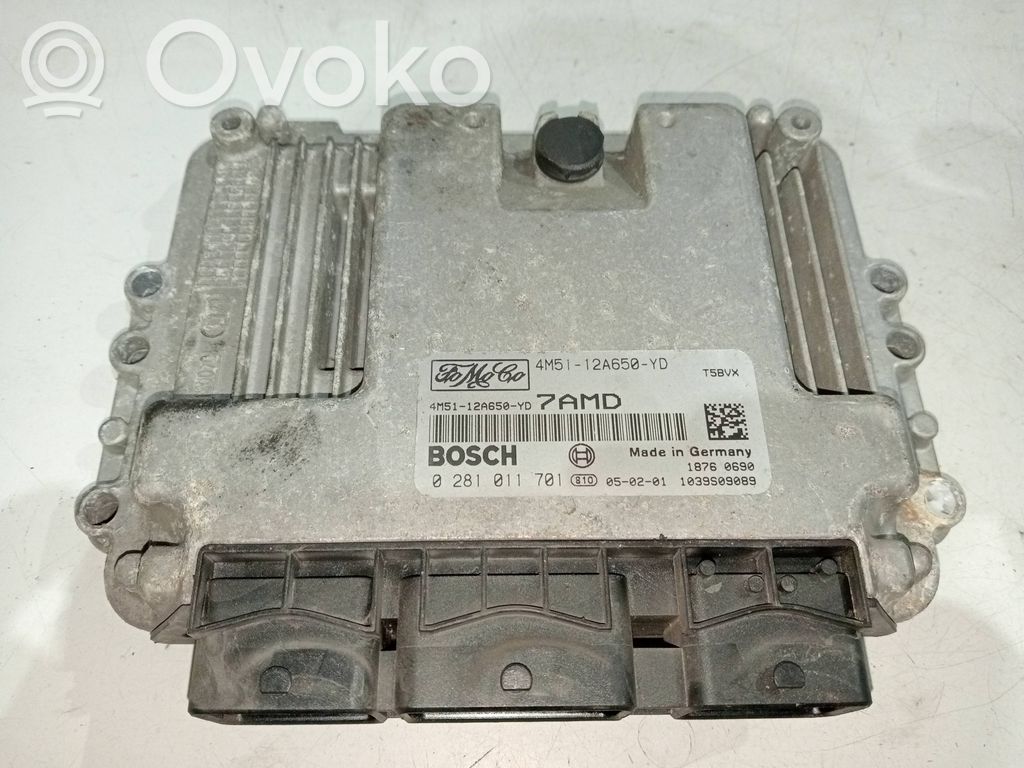 Unidad de control/módulo del motor   4M5112A650YD,0281011701,1039S09089