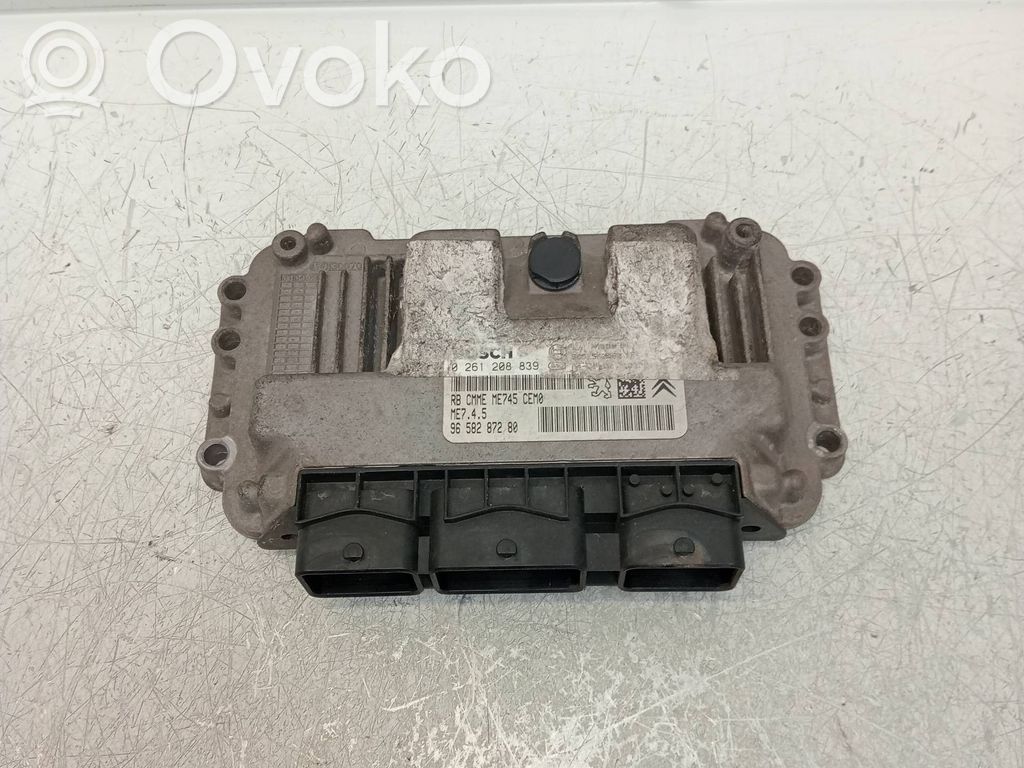 Peugeot 206 Engine control unit/module 