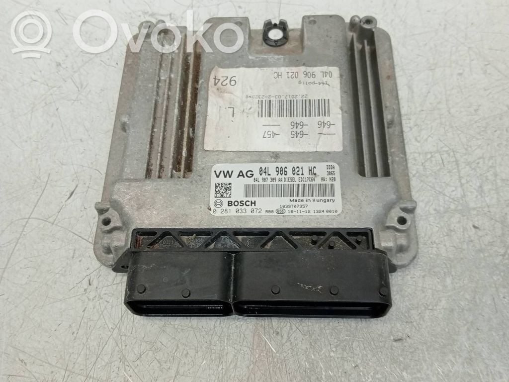Engine control unit/module   0281033072,04L906021HC