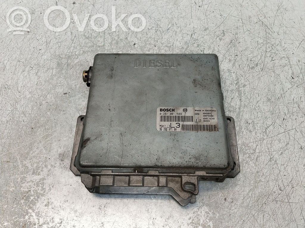 Engine control unit/module   0281001589,9628607180