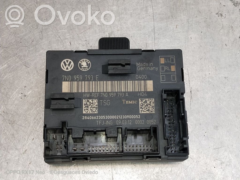 Autres unités de commande / modules   7N0959793E