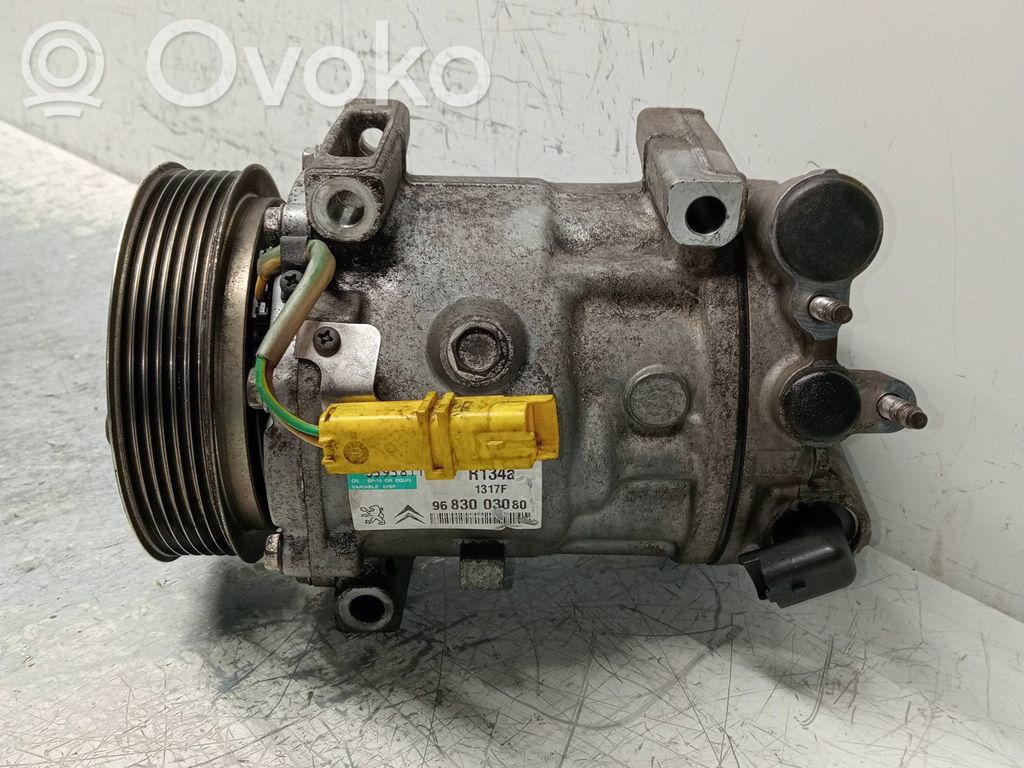 Peugeot 407 Air conditioning (A/C) compressor (pump) 