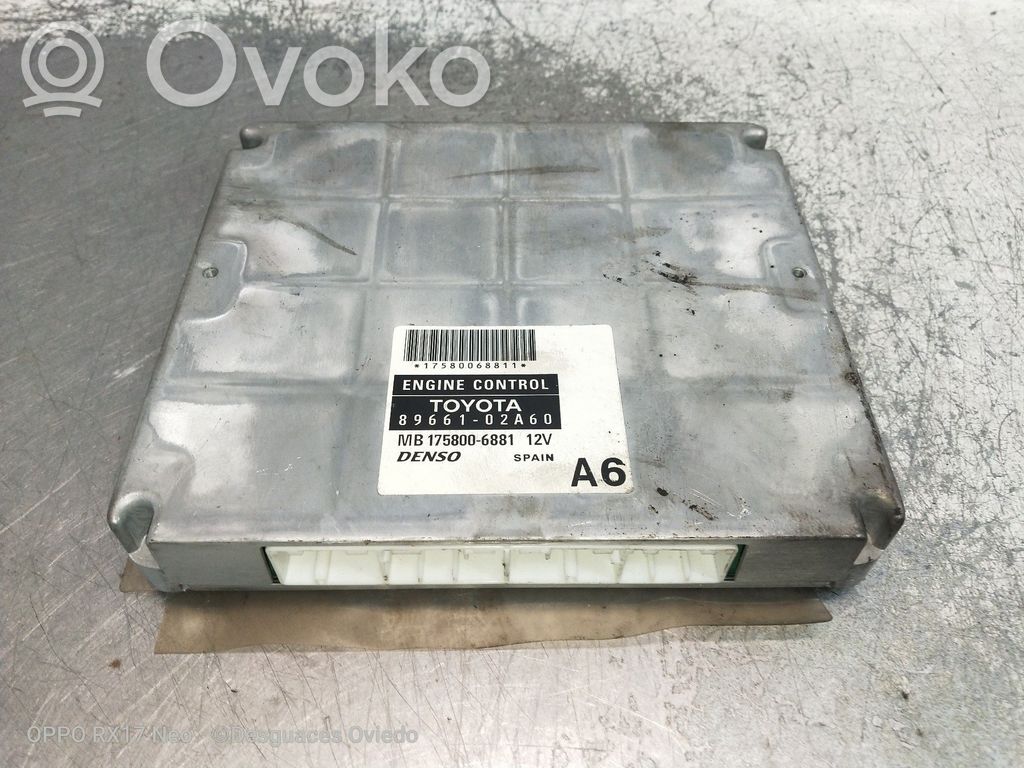 Engine control unit/module   8966102A60,MB1758006881