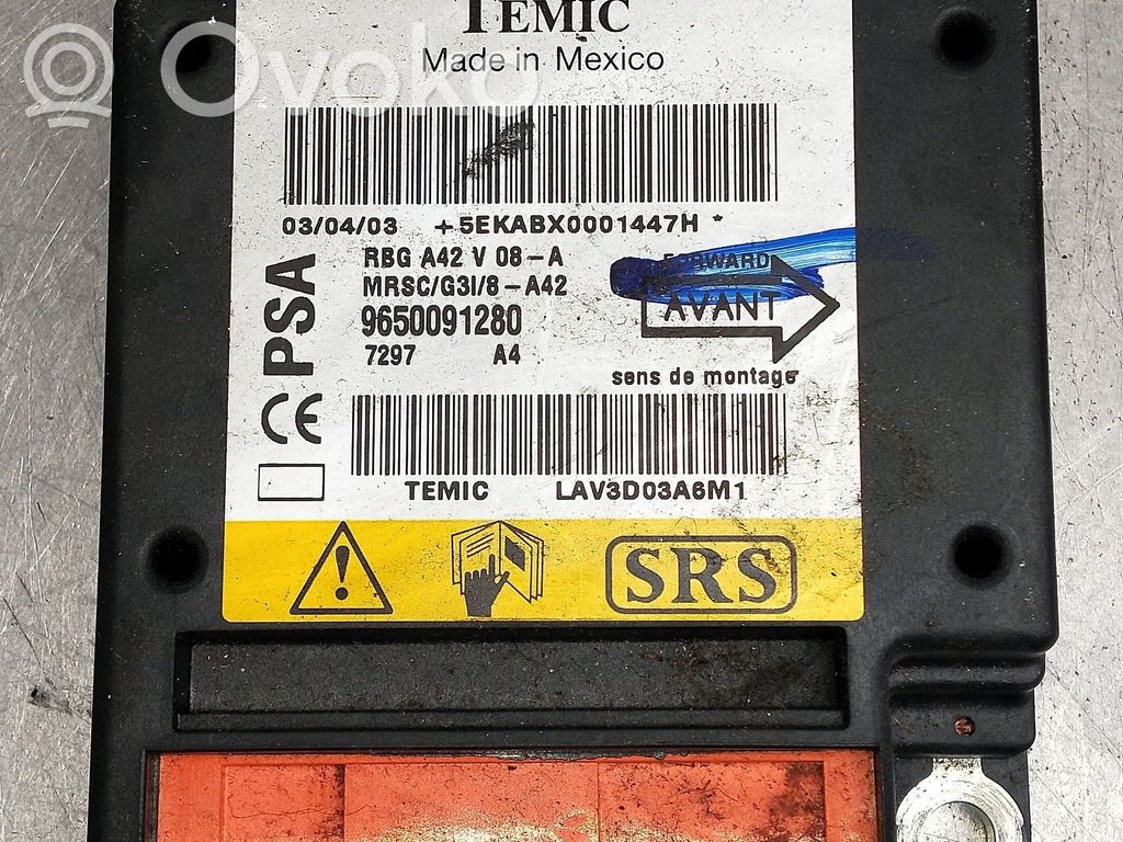 Citroen C3 Airbag control unit/module 