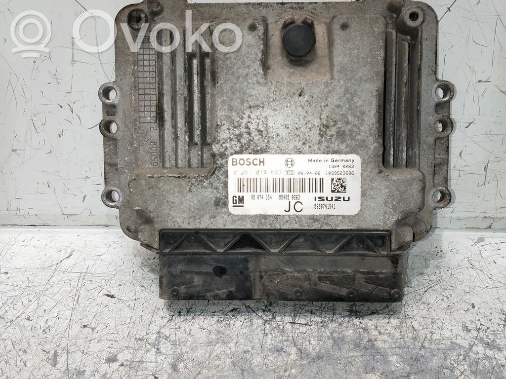 Engine control unit/module   0281014643,98074154,8980741541