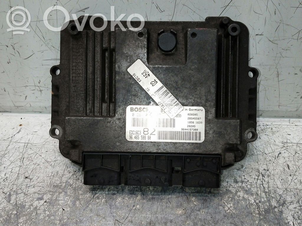 Peugeot 206 Engine control unit/module 