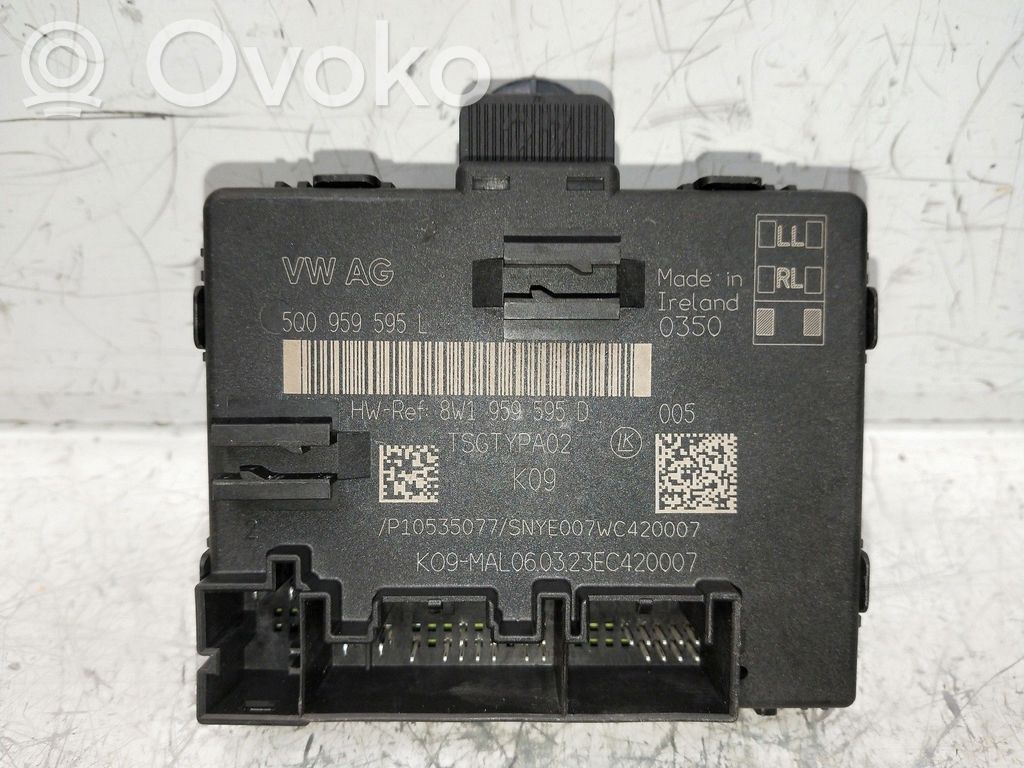 Other control units/modules   5Q0959595L,8W1959595D,EC420007
