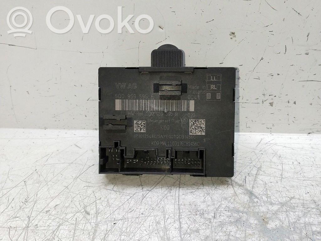 Other control units/modules   5Q0959595E,5Q0959595B,P10125484