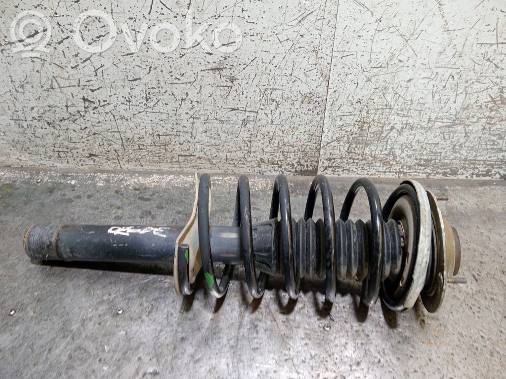 Front shock absorber with coil spring