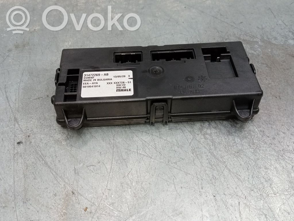 Other control units/modules   31472269AB,5019541914