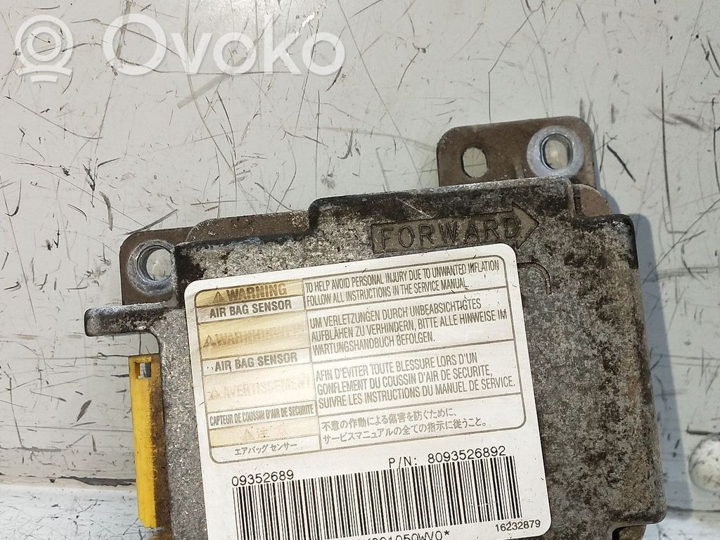 Airbag control unit/module   8093526892