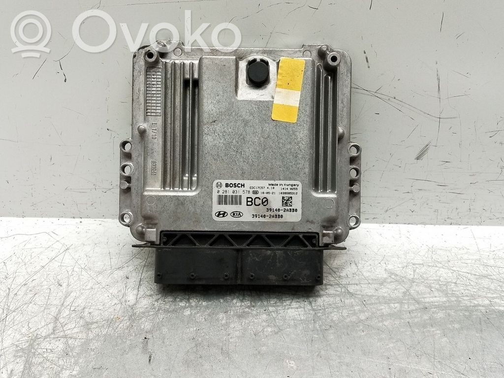 Engine control unit/module   0281031578,391402ABB0,EDC17C57