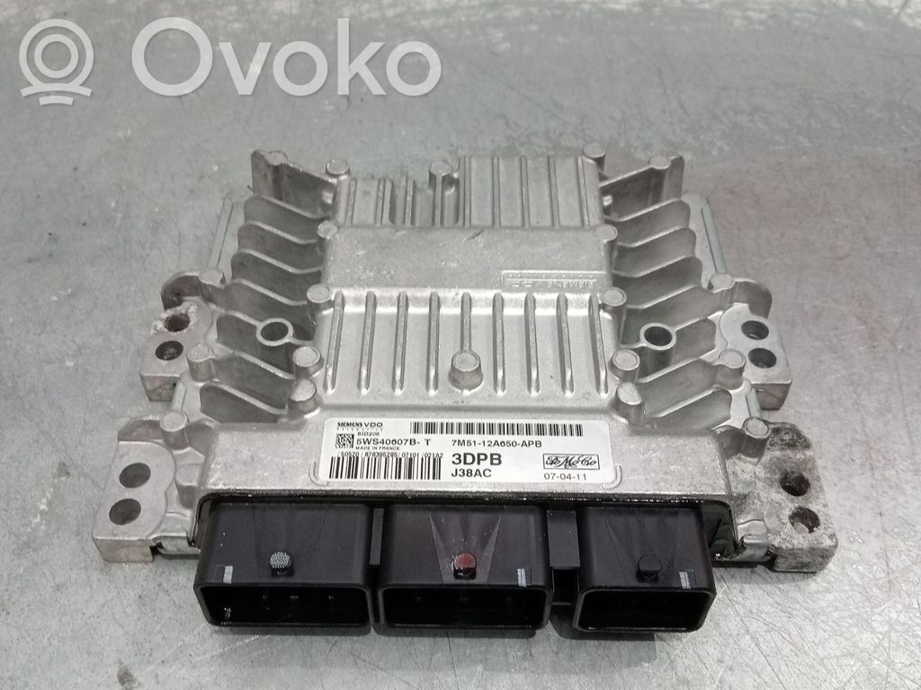 Unidad de control/módulo del motor   5WS40607BT,7M5112A650APB