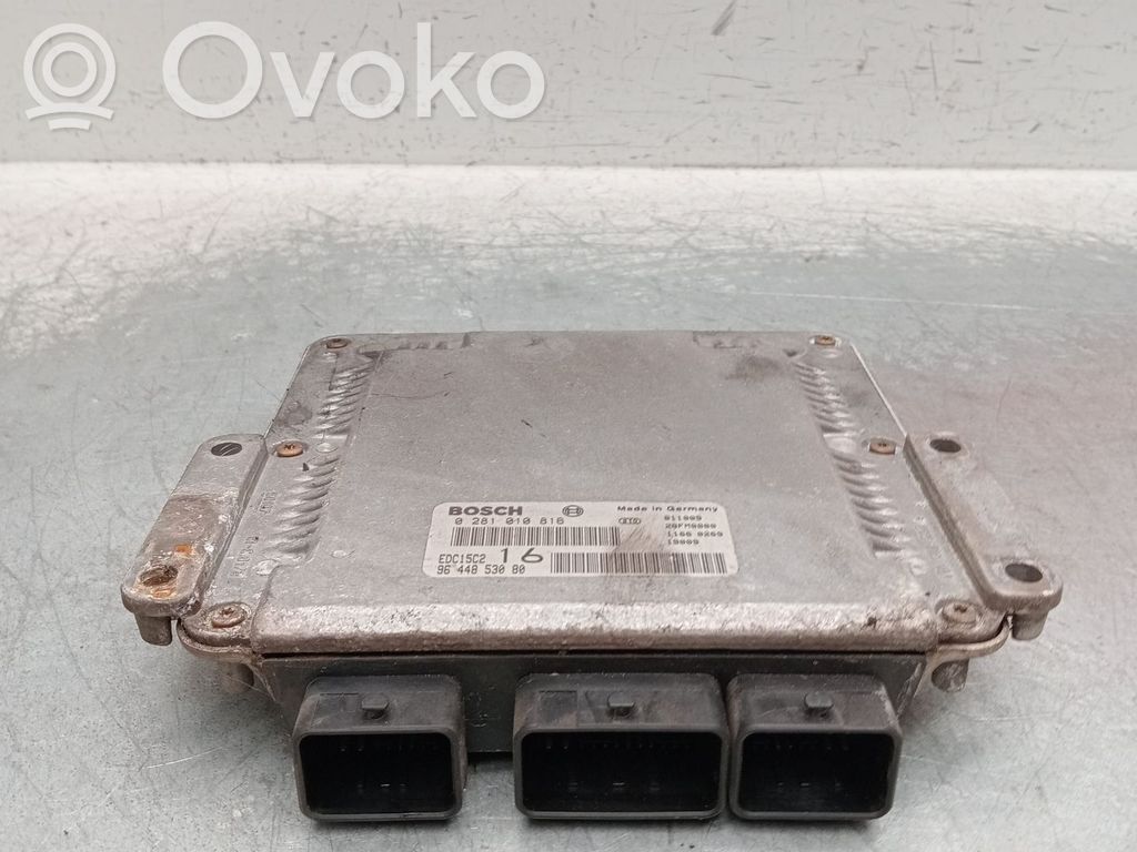 Peugeot Expert Engine control unit/module 