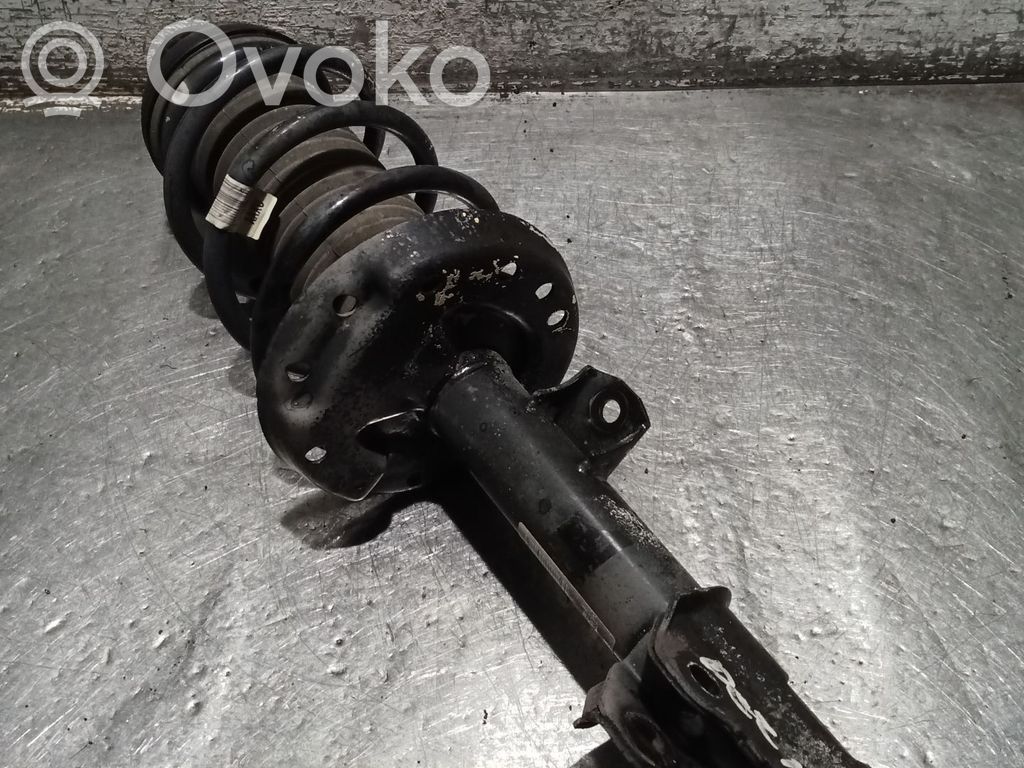 Front shock absorber with coil spring