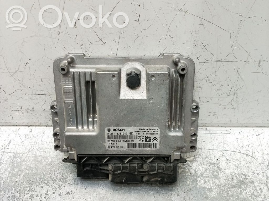 Engine control unit/module   0281030545,9807886180,1039S66020