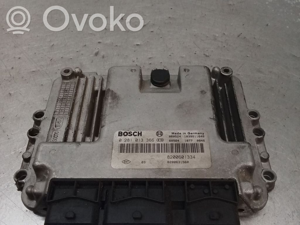 Renault Megane II Engine control unit/module 