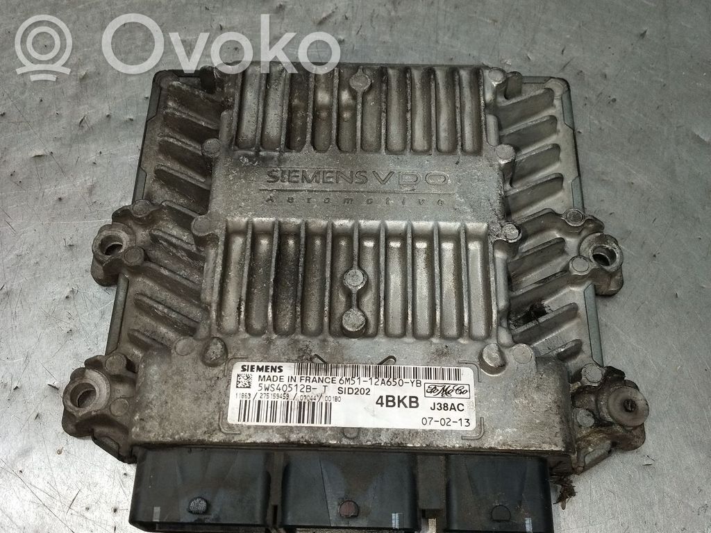 Engine control unit/module   6M5112A650YB