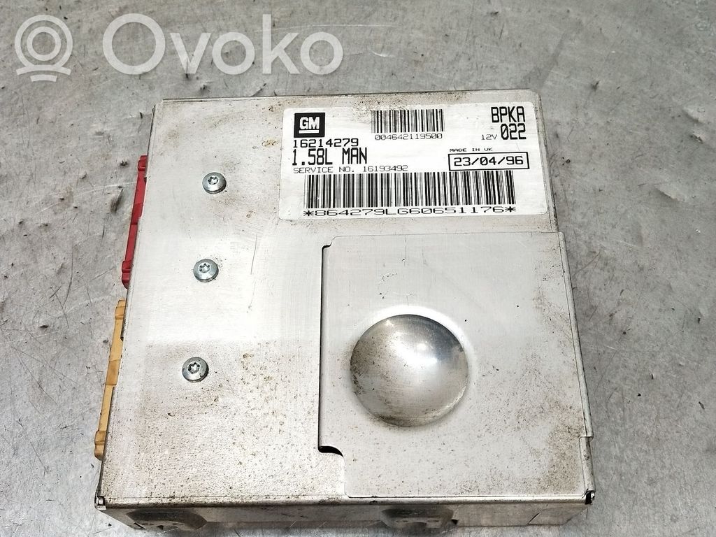 Engine control unit/module   16214279,16193492