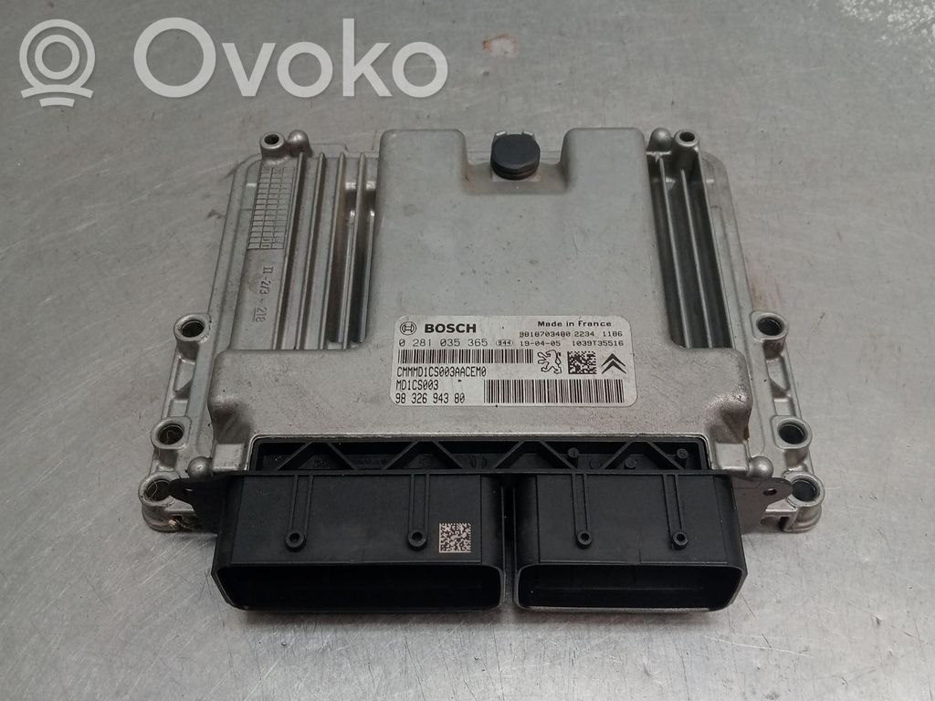 Opel Combo E Engine control unit/module 